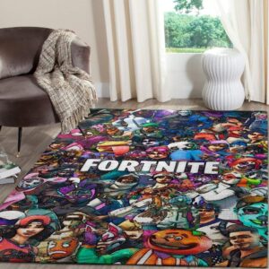 Fortnite Area Rug Video Game Gamer