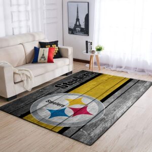 Pittsburgh Steelers Living Room Area Rug