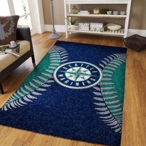 Seattle Mariners Living Room Area Rug
