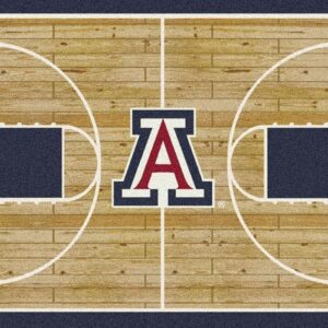 Arizona Wildcats Basketball Court Rug Area