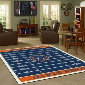 Boise State Broncos Field Area Rug Football