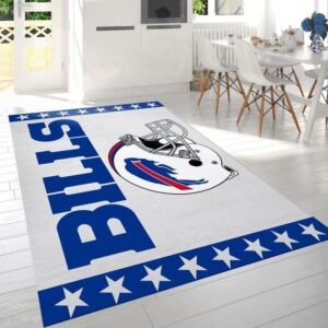 Buffalo Bills Banner Nfl 32 Area Rug And