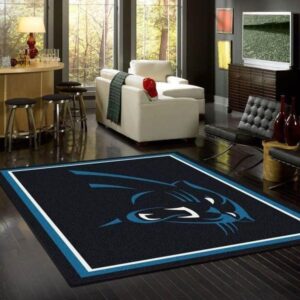 Carolina Panthers Area Rug Nfl Football Team Logo V3349