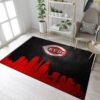 Cincinnati Reds Mlb 9 Area Rug And