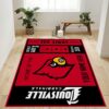 Customizable Louisville Cardinals Rug – Custom Size And Printing