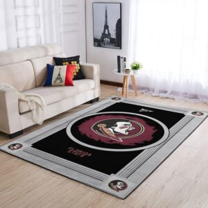 Florida State Seminoles Ncaa Area Rugs Team Logo