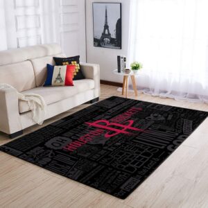 Houston Rockets Area Rug Nba Basketball Team Logo V3330