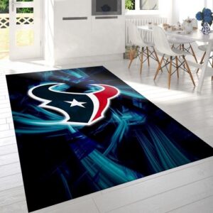 Houston Texans Nfl Logo Area Rug For Gift Bedroom Rug