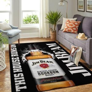Jim Beam Area Rug This House Runs On Ofd 20030911 Area