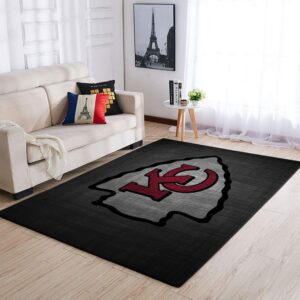 Kansas City Chiefs Area Rug Nfl Football Team Logo V827