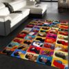 Marvel Comics Collage Head Area Rug And