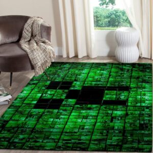 Minecraft Area Rug Video Game Gamer V233