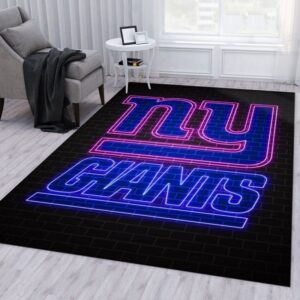 New York Giants Nfl 10 Area Rug  Bed Room Regtangle