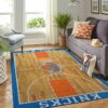 New York Knicks Area Rug Nba Basketball Team Logo Regtangle V2166