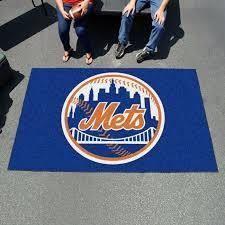 New York Mets Mlb Baseball Area Rug Baseball Rug Regtangle V5085