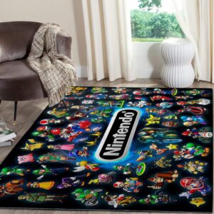 Nintendo Gamer Area Rug Gaming Gfd 1912069