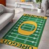 Oregon Ducks Field Area Rug Football Team Logo V11101