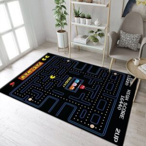 Pacman Gaming 4 Area Rug And
