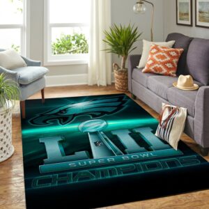 Philadelphia Eagles Area Rug Nfl Football Team Logo V1736