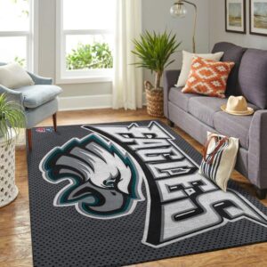 Philadelphia Eagles Area Rug Nfl Football Team Logo V1738
