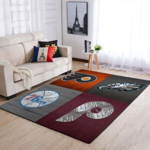 Philadelphia Flyers Area Rugs V0125