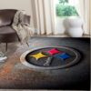 Pittsburgh Steelers Area Rug Nfl Football Team Logo V1305