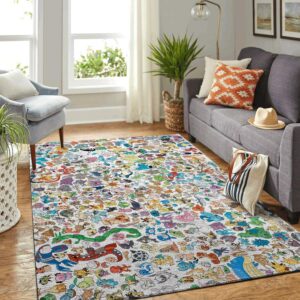 Pokemon Area Rug Nintendo Video Game Gfd 191212