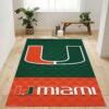 University Of Miami Hurricanes Logo Rug – Custom Size And Printing